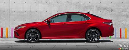 Toyota Camry hybride 2021, profil